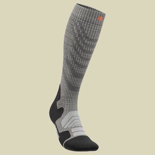 Bauerfeind Outdoor Merino Compression Socks Women 39-42 L grau - stone grey